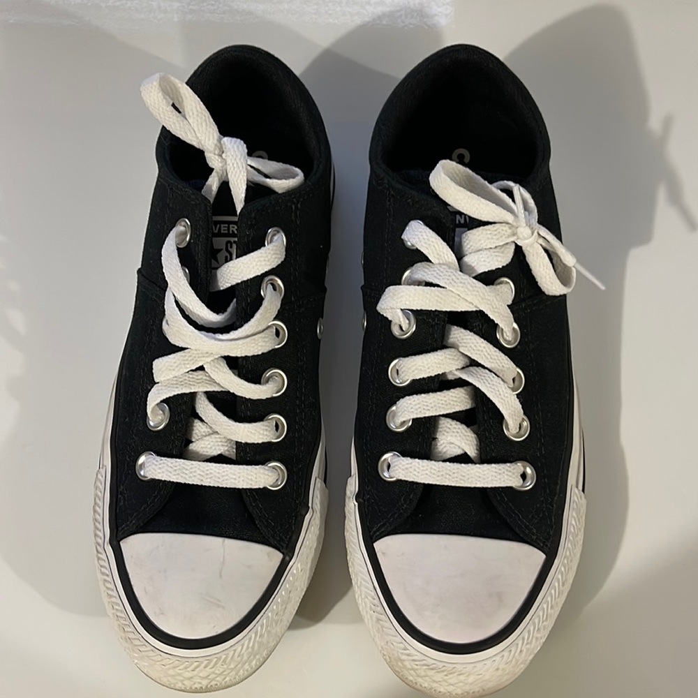 Converse. Black and white shoes